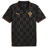 Portugal Special Edition Football Shirt – Puma | Black Gold | Quinas Monogram | FPF Gold Crest | Polo Collar | RE:FIBRE | Fan Kit
