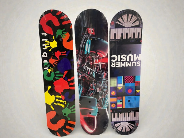 Graphic Skateboard – High Quality Deck for Beginners & Pros | Multiple Designs