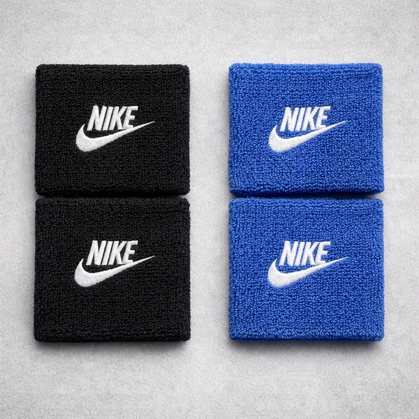 Nike Delux Comfort Sports Wrist Band – Terry Cotton Sweatband Pair