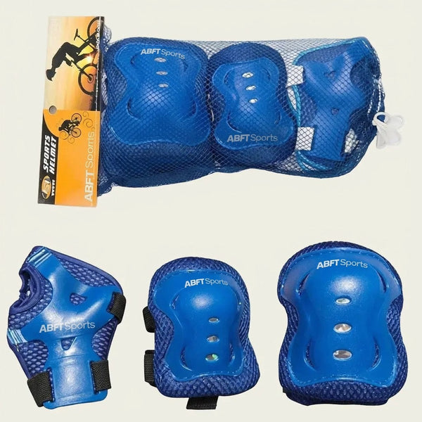 ABT Sports 6-Piece Protective Gear Set – Knee Pads, Elbow Pads & Wrist Guards