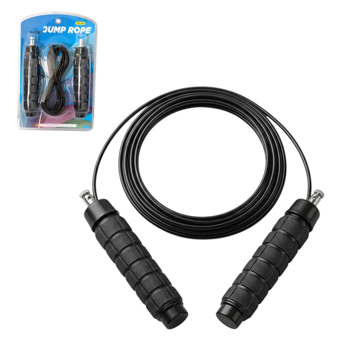 HoTiK No.420 Cable Jump Rope Heavy Duty Grip