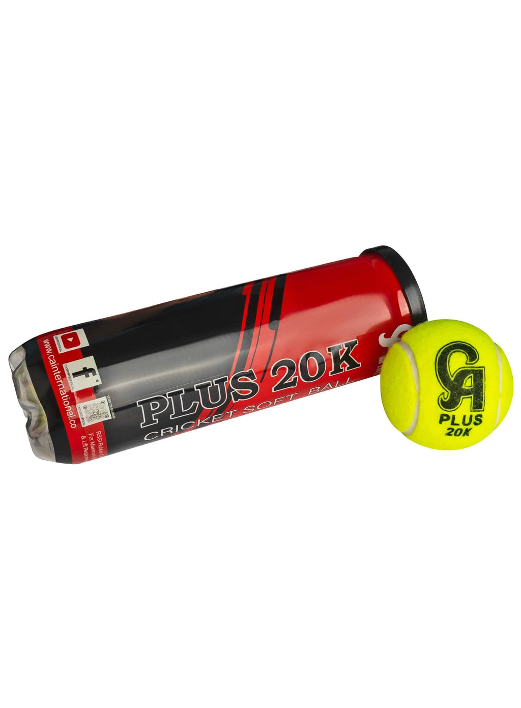 CA Plus 20K Cricket Soft Balls Pack of 3