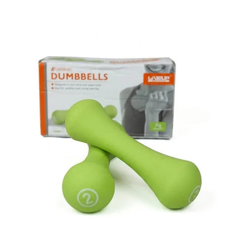 LiveUp Bone Neoprene Dumbbells (2 x 2kgs)