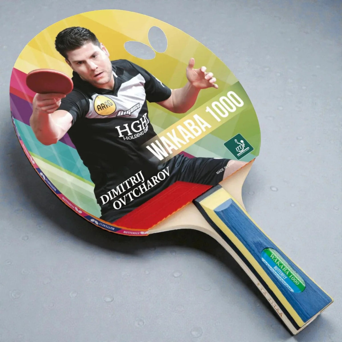 Butterfly Wakaba 1000 Table Tennis Racket – Premium Rubber Face | Beginner to Intermediate