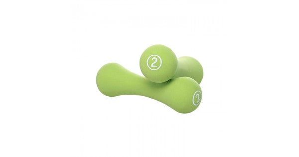 LiveUp Bone Neoprene Dumbbells (2 x 2kgs)