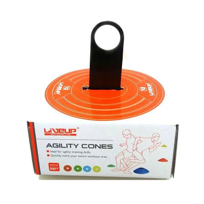 Liveup Agility Disc Set with Rack - Ls3672