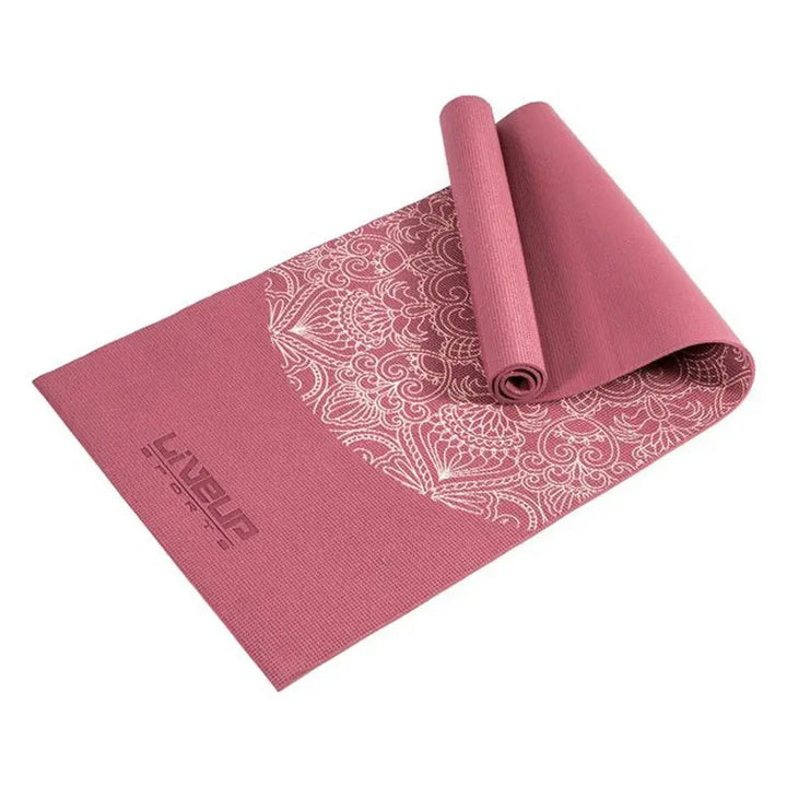 Liveup Yoga Exercise Mat PVC 6MM- Pink LS3231C
