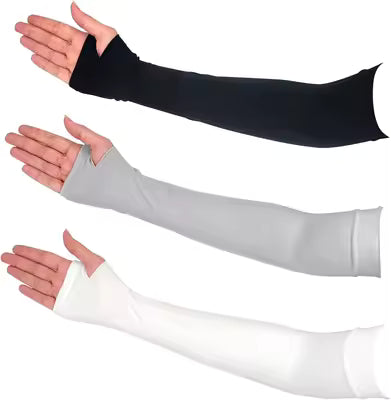 Arm Sleeves with Thumb Hole – UV Protection | Full Arm Cover | Men & Women Imported