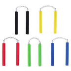 Foam Nunchaku with Metal Chain – Soft Padded Safe Training | 5 Colors | Kids & Beginner Martial Arts