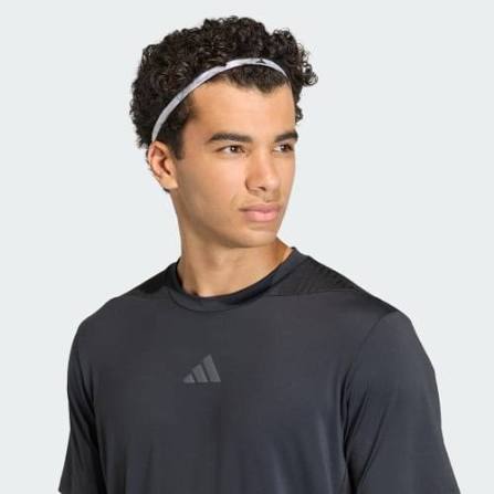 Adidas Thin Elastic Sports Headband – Super Stretchy Free Size Hair Band