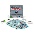 Pictureka board game complete set - 9 game tiles, mission cards, sand timer and box