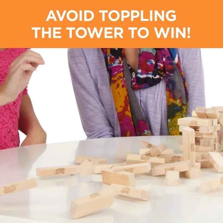 Jenga Classic Wooden Block Stacking Game