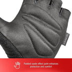 Adidas Essential Training Gloves AEROREADY elastic wrist strap pull tab close-up