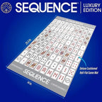 Sequence Luxury Edition deluxe cushioned roll-flat game mat 25.5 x 14 inches