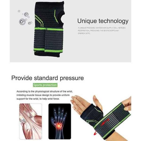 GF2545 Knitted Wrist Support Compression Sleeve
