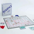Sequence board game classic version with board, cards and chips