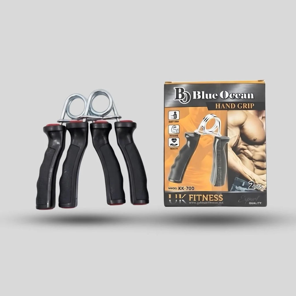 Hand Grip Plastic Handle Steel Spring 2pc Set