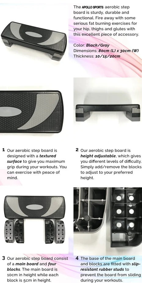 Liveup LS3168-B Aerobic Stepper