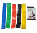 Exercise Resistance Loop Band Set 5 Levels with Box