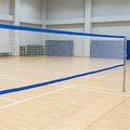 Badminton Net BA2 Blue Patti – Full Court Width | White Nylon Mesh | Blue PVC Border Tape | Indoor & Outdoor