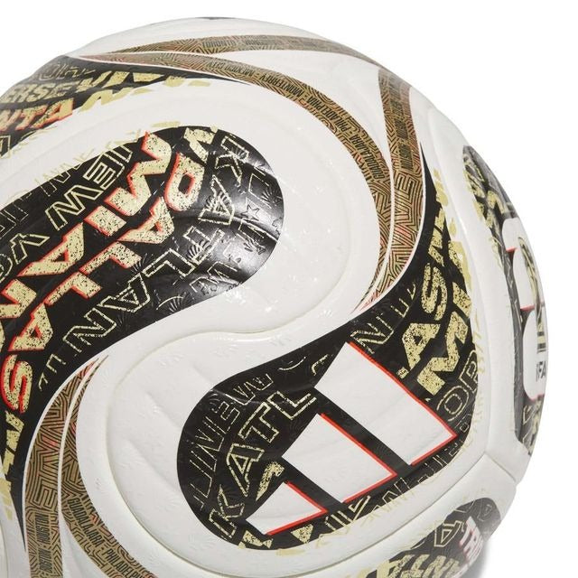 Adidas Tricolore 2026 FIFA World Cup USA – Original League Ball | Host Cities Edition | Size 5 | White/Black/Gold