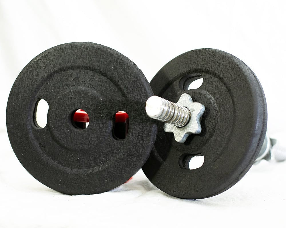 Rubber Coated Weight Plates 1-Inch Hole Pair