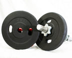 Rubber Coated Weight Plates 1-Inch Hole Pair