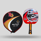 Blue Ocean BO-629 Table Tennis Racket – Professional Pack with Round Carry Case | Made in China