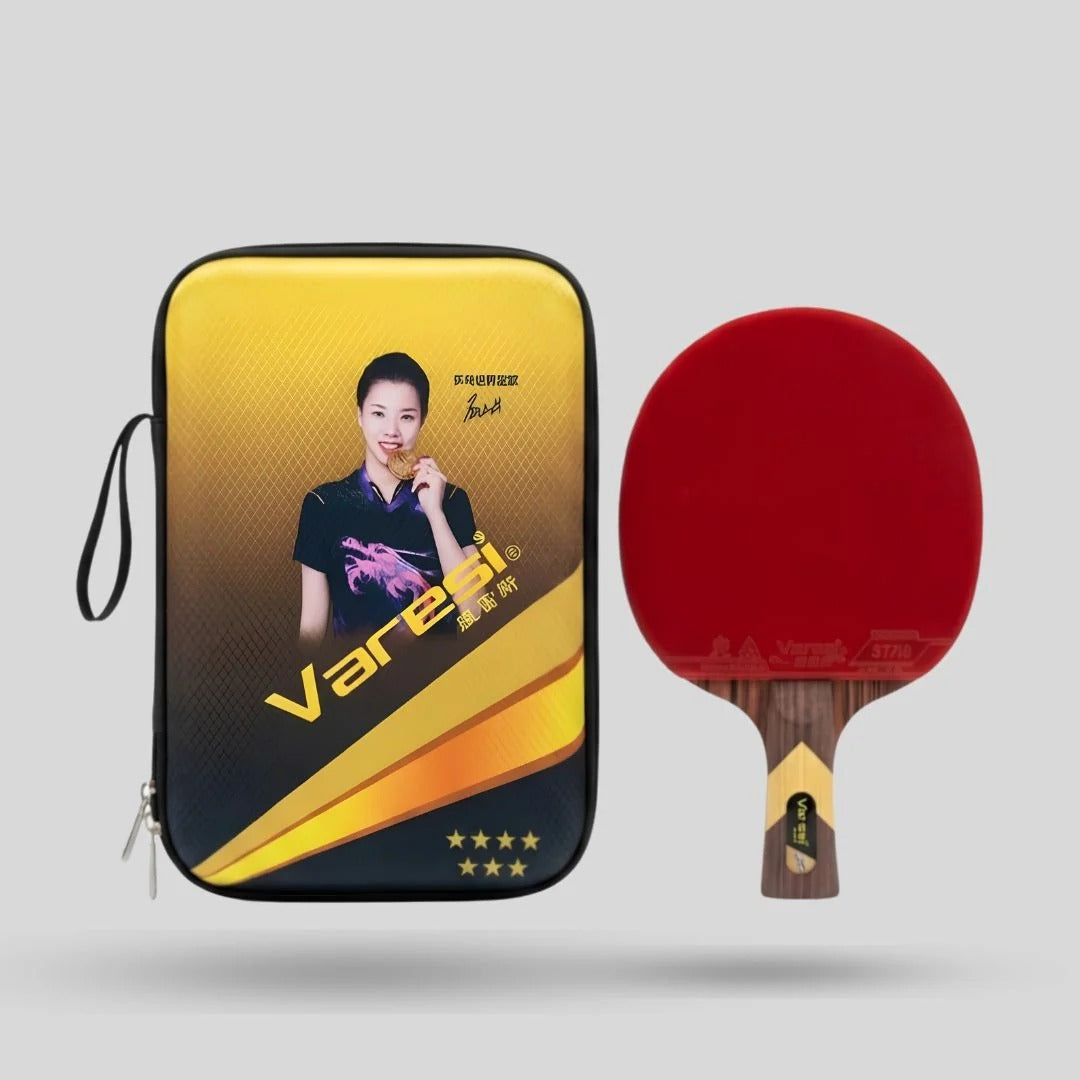 Varesi 7 Star Table Tennis Racket – Premium Carbon Blade with Carry Case | Made in China