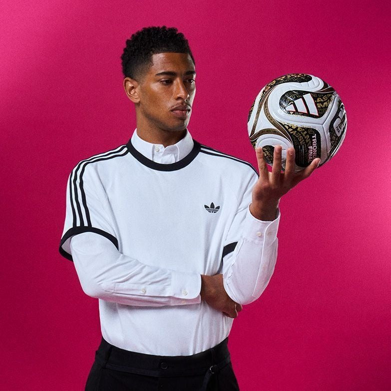 Adidas Tricolore 2026 FIFA World Cup USA – Original League Ball | Host Cities Edition | Size 5 | White/Black/Gold