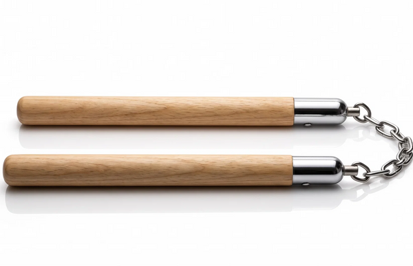 Wooden Nunchaku – Beech Wood Martial Arts Training Nunchucks | SHUANGJIEGUN