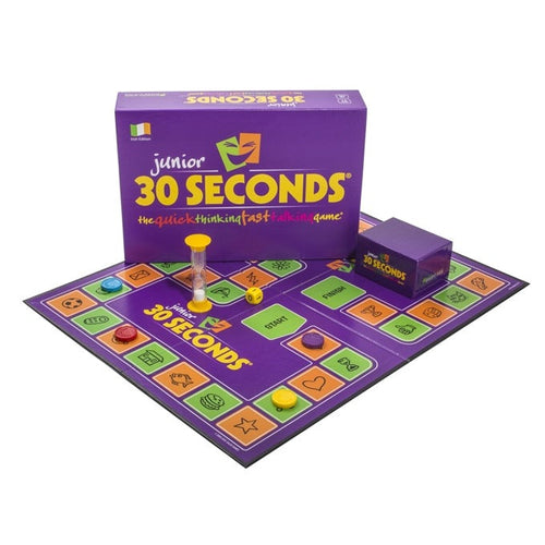 30 Seconds Junior and 30 Seconds Black Edition board games side by side comparison