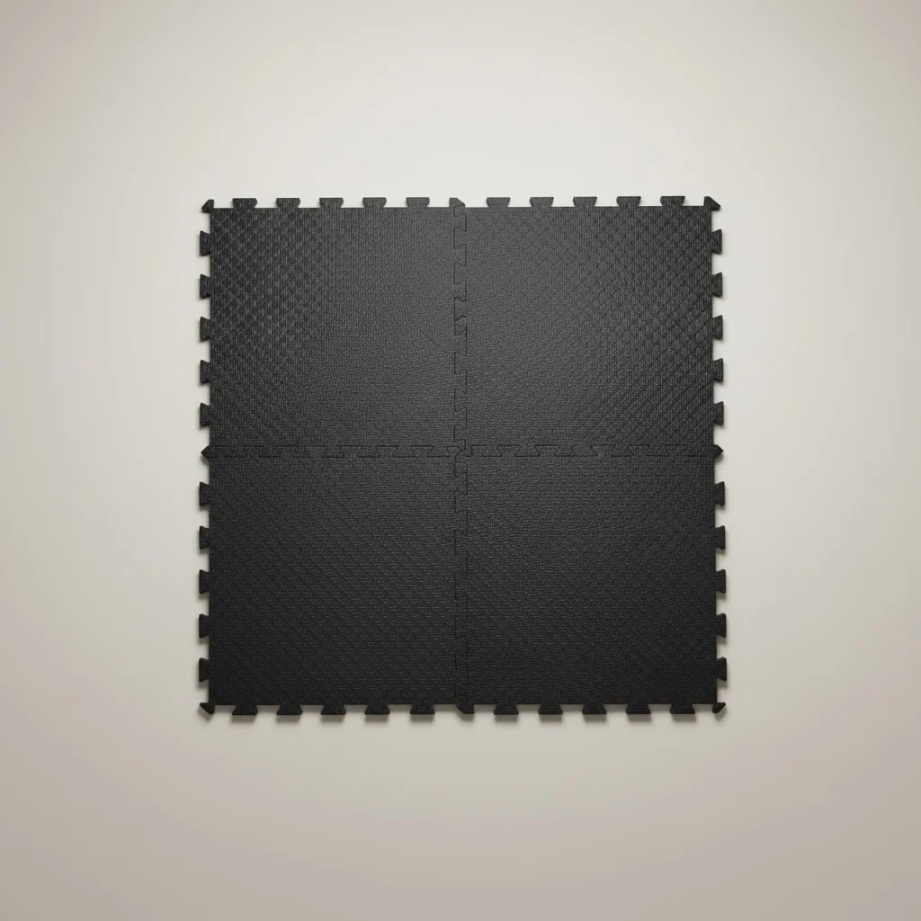 EVA Interlocking Foam Floor Mat Gym Flooring 4 Tiles