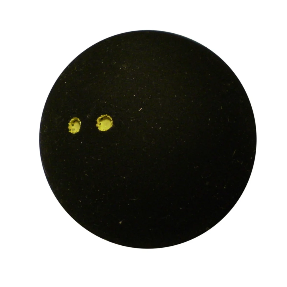 Dunlop Pro Squash Ball Double Yellow Dot WSF PSA WISPA Approved