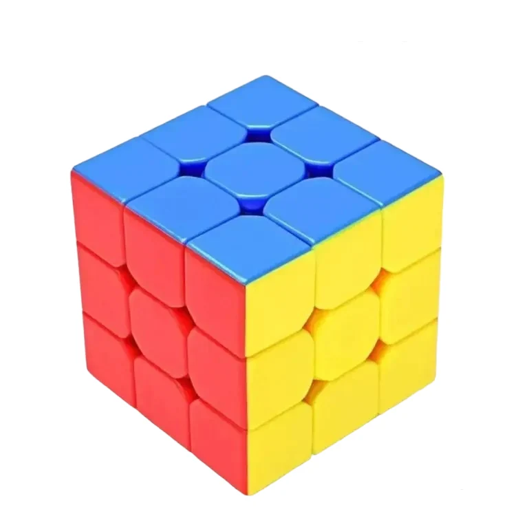 3x3 speed cube with cylindrical display box - Cube 3x3x3 challenge