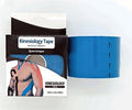 Sportstape Kinesiology Tape – Sport & Therapy | 5cm x 5m Roll | Skin-Friendly Breathable Latex-Free Elastic Water-Resistant | ISO 13485 CE Certified | Blue Red Beige