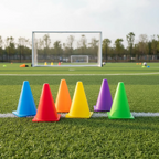 Multi-Colored Agility Training Cones – 6-Pack