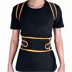 Sibote Long Spine Support Brace ST-2126 – Posture Corrector Vest | X-Cross Shoulder Straps | Aluminum Support Bar | Raschel Breathable Mesh | Correct Hunchback | Men & Women