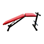 Adjustable Incline Decline Weight Bench with Dumbbell Pegs