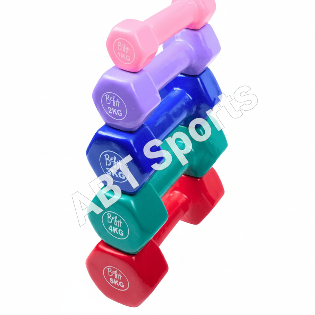 Befit Vinyl Coated Dumbbells Pack of 2