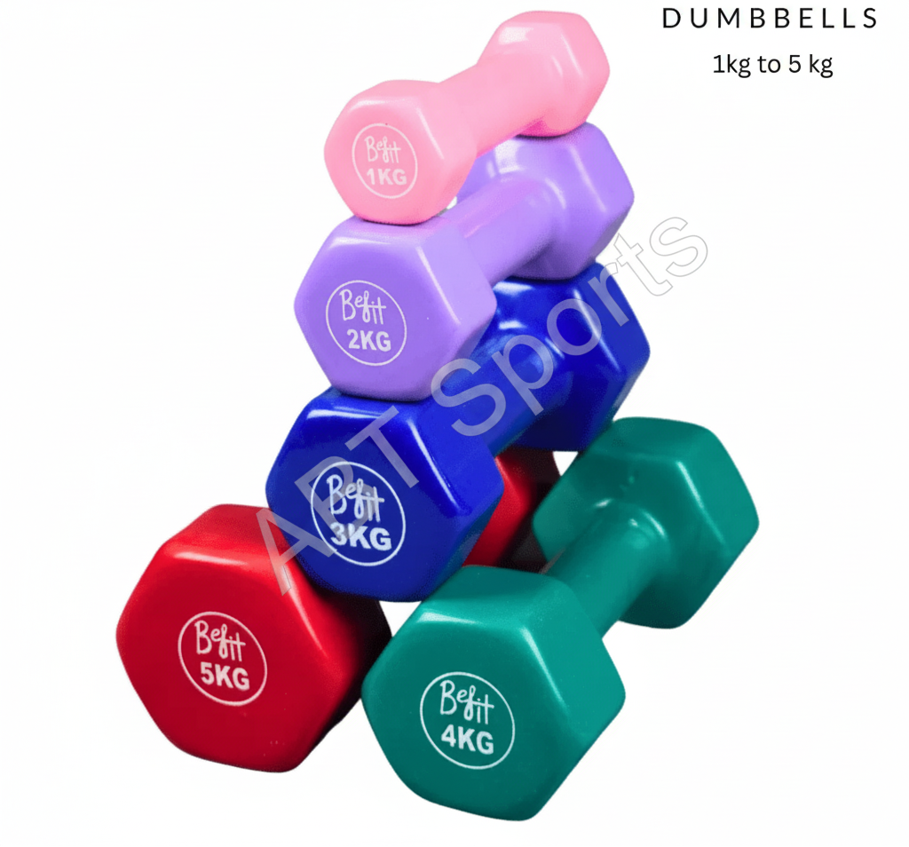 Befit Vinyl Coated Dumbbells Pack of 2