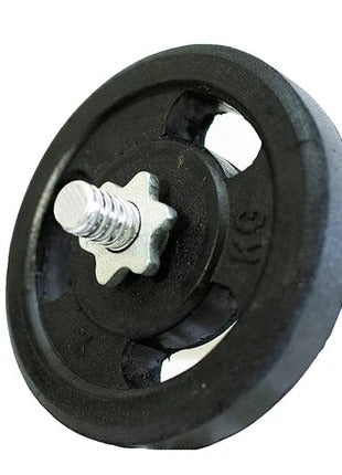 Rubber Coated Weight Plates 1-Inch Hole Pair