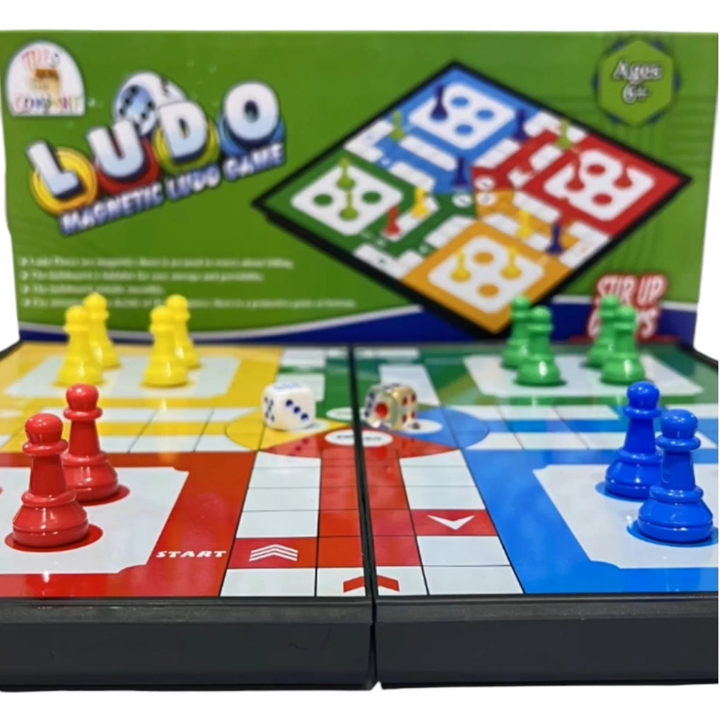 Magnetic Ludo Game – Foldable Travel Board