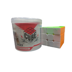 3x3 stickerless speed cube multicolor - blue red yellow green