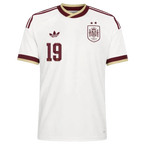 Spain Away Football Shirt 2026 – Champions Edition | Adidas Originals | Off-White | RFEF Crest | 2 Stars | No.19 | Fan Kit