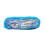 Antifog swimming goggles AK-1600 in blue EVA storage case - sealed packaging front view