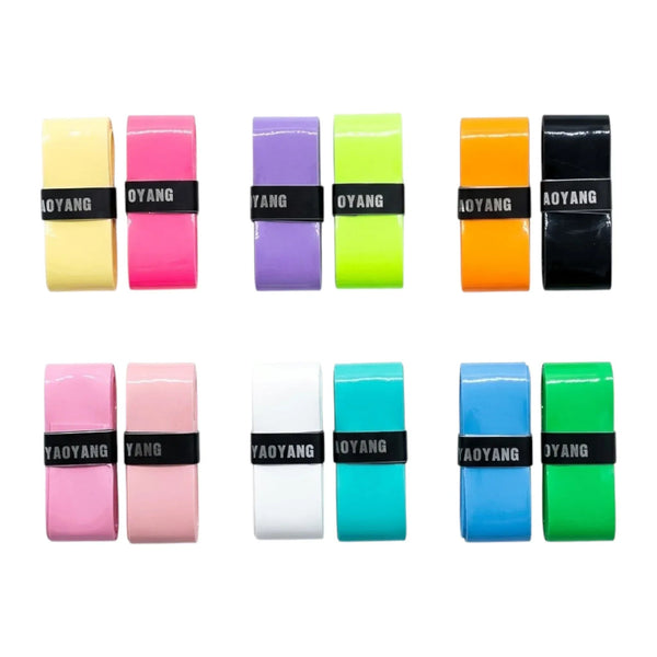 Yaoyang Overgrip Strip – Maximum Grip & Comfort | Badminton Tennis Padel | Pack of 2 | 12 Colors