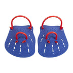 Emma SP02 Swimming Hand Paddles Large – Perforated Silicone Swim Paddles | 3 Colors | Orange Black Blue | Upper Body Strength Training