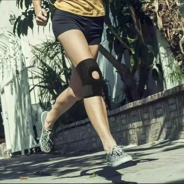 Open Patella Neoprene Knee Brace Adjustable Velcro 1 Pc