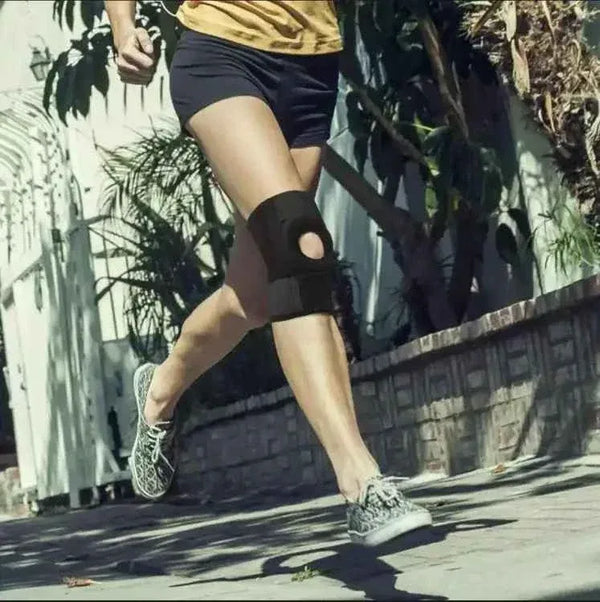 Open Patella Neoprene Knee Brace Adjustable Velcro 1 Pc